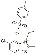 5-Chloro-3-ethyl-2-methylbenzothiazolium p-toluenesulfonate Structure,63149-16-6Structure