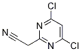 2-(4,6-Dichloropyrimidin-2-yl)acetonitrile Structure,63155-43-1Structure