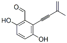 3,6-Dihydroxy-2-(3-methyl-3-buten-1-yn-1-yl)benzaldehyde Structure,63160-46-3Structure