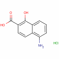 5-Amino-1-hydroxy-2-naphthoic acid hydrochloride Structure,63163-95-1Structure