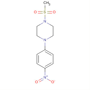 4-(4-Nitrophenyl)-1-methylsulfonylpiperazine Structure,63178-61-0Structure