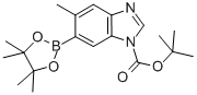 1-Boc-5-methyl-6-(4,4,5,5-tetramethyl-1,3,2-dioxaborolan-2-yl)-1h-benzimidazole Structure,631909-46-1Structure