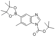 1-Boc-6-methyl-5-(4,4,5,5-tetramethyl-1,3,2-dioxaborolan-2-yl)-1h-benzimidazole Structure,631912-39-5Structure