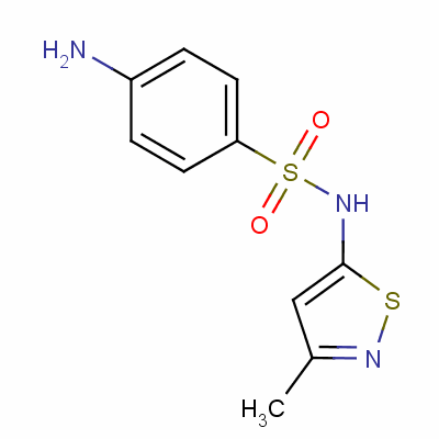 Benzenesulfonamide,4-amino-n-(3-methyl-5-isothiazolyl)- Structure,632-00-8Structure