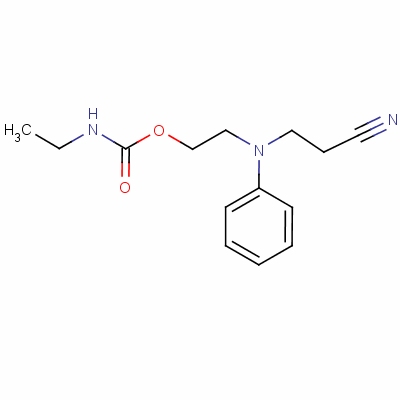 2-[(2-Cyanoethyl)phenylamino]ethyl ethylcarbamate Structure,63216-95-5Structure