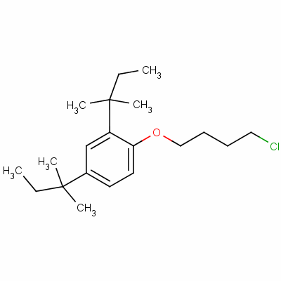 1-(4-Chlorobutoxy)-2,4-bis(1,1-dimethylpropyl)benzene Structure,63217-25-4Structure