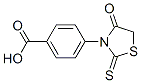 4-(4-Oxo-2-thioxo-thiazolidin-3-yl)-benzoic acid Structure,6322-60-7Structure