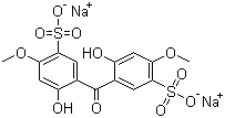 Disodium 3,3’-carbonylbis(4-hydroxy-6-methoxybenzenesulfonate) Structure,63270-28-0Structure