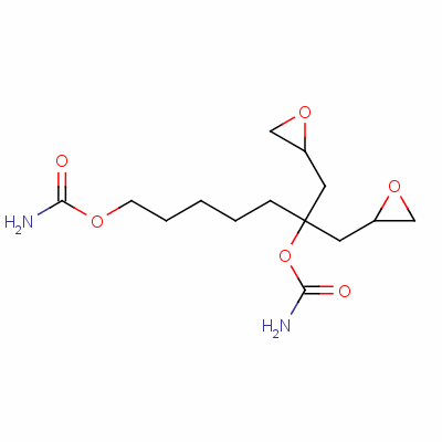 Bis(oxiranylmethyl) hexamethylenebiscarbamate Structure,63283-71-6Structure