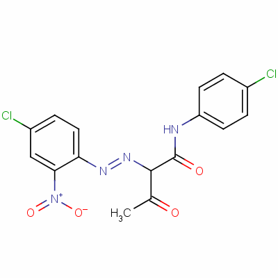 2-[(4-Chloro-2-nitrophenyl)azo]-n-(4-chlorophenyl)-3-oxobutyramide Structure,63314-66-9Structure