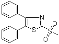 2-(Methylsulfonyl)-4,5-diphenylthiazole Structure,63318-84-3Structure