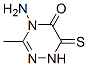 1,2,4-Triazin-5(4h)-one, 4-amino-1,6-dihydro-3-methyl-6-thioxo-(9ci) Structure,633297-83-3Structure