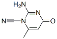 1(4H)-pyrimidinecarbonitrile, 2-amino-6-methyl-4-oxo-(9ci) Structure,633299-72-6Structure