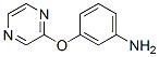 3-(2-Pyrazinyloxy)benzenamine Structure,633300-16-0Structure