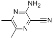 3-Amino-5,6-dimethylpyrazine-2-carbonitrile Structure,63352-08-9Structure