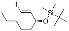 (3S)-1-Iodo-3-(tert-butyldimethylsilyloxy)-1-octene Structure,63358-20-3Structure