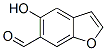 6-Benzofurancarboxaldehyde,5-hydroxy- Structure,63376-65-8Structure