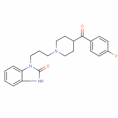 2H-benzimidazol-2-one,1-[3-[4-(4-fluorobenzoyl)-1-piperidinyl]propyl]-1,3-dihydro- Structure,63388-37-4Structure