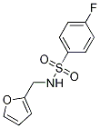 N-(furan-2-ylmethyl)4-fluorobenzenesulfonamide Structure,6341-35-1Structure