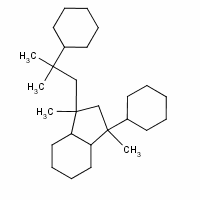 1-Cyclohexyl-3-(2-cyclohexyl-2-methylpropyl)octahydro-1,3-dimethyl-1h-indene Structure,63449-48-9Structure