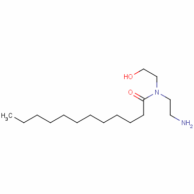 N-(2-aminoethyl)-n-(2-hydroxyethyl)dodecanamide Structure,63451-21-8Structure