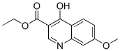 4-Hydroxy-7-methoxyquinoline-3-carboxylic acid ethyl ester Structure,63463-15-0Structure