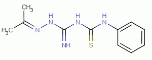 3-(Isopropylideneaminoamidino)-1-phenylthiourea Structure,63467-30-1Structure