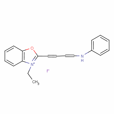 3-Ethyl-2-[4-(phenylamino)buta-1,3-dienyl]benzoxazolium iodide Structure,63467-92-5Structure