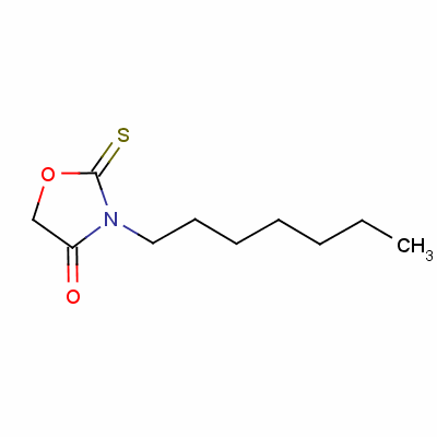 3-Heptyl-2-thioxooxazolidin-4-one Structure,63512-53-8Structure