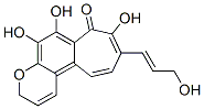 5,6,8-Trihydroxy-9-[(e)-3-hydroxy-1-propenyl ]cyclohepta[f][1]benzopyran-7(3h)-one Structure,63521-58-4Structure