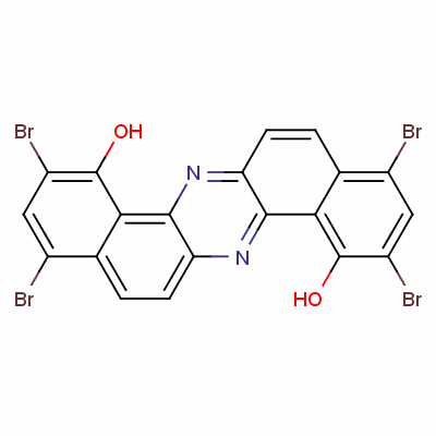 2,4,9,11-Tetrabromodibenzo[a,h]phenazine-1,8-diol Structure,63537-67-7Structure