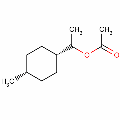 Cis-alpha,4-dimethylcyclohexylmethyl acetate Structure,63573-89-7Structure