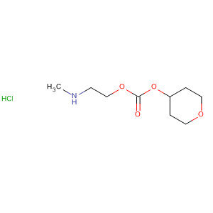 2-(Methylamino)ethyl tetrahydropyran-4-yl carbonate hydrochloride Structure,635750-89-9Structure