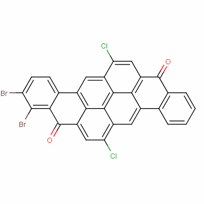 Dibromo-6,14-dichloropyranthrene-8,16-dione Structure,63589-04-8Structure