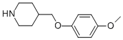 4-(4-Methoxy-phenoxymethyl)-piperidine Structure,63608-38-8Structure