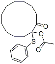 2-Acetyloxy-2-(phenylthio)cyclododecanone Structure,63608-51-5Structure