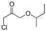 2-Propanone,1-chloro-3-(1-methylpropoxy)- Structure,63611-41-6Structure