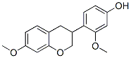 4-(3,4-Dihydro-7-methoxy-2h-1-benzopyran-3-yl)-3-methoxyphenol Structure,63631-41-4Structure