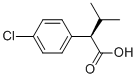 (R)-2-(4-chloro-phenyl)-3-methyl-butyricacid Structure,63640-09-5Structure