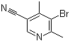 5-Bromo-4,6-dimethyl-3-pyridinecarbonitrile Structure,63644-86-0Structure