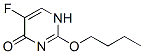 2-(Butoxy)-5-fluoropyrimidin-4(1h)-one Structure,63650-49-7Structure