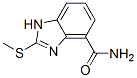 1H-benzimidazole-4-carboxamide,2-(methylthio)- Structure,636574-49-7Structure