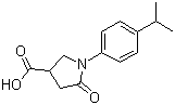 1-(4-Isopropylphenyl)-5-oxopyrrolidine-3-carboxylic acid Structure,63674-51-1Structure