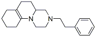 2,3,4,4A,5,6,7,8,9,10-decahydro-3-phenethyl-1h-pyrazino[1,2-a]quinoline Structure,63680-88-6Structure