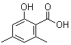 Benzoic acid,2-hydroxy-4,6-dimethyl- Structure,6370-32-7Structure