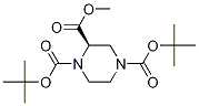 (R)-1,4-di-boc-piperazine-2-carboxylic acid methyl ester Structure,637027-24-8Structure