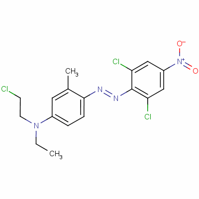 N-(2-chloroethyl)-4-[(2,6-dichloro-4-nitrophenyl)azo]-n-ethyl-m-toluidine Structure,63741-10-6Structure