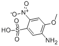 5-Amino-4-methoxy-2-nitrobenzenesulphonic acid Structure,6375-05-9Structure