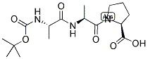 N-{[(2-methyl-2-propanyl)oxy]carbonyl}-l-alanyl-l-alanyl-l-proline Structure,63769-98-2Structure