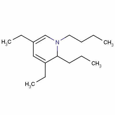 1-Butyl-3,5-diethyl-1,2-dihydro-2-propylpyridine Structure,63789-05-9Structure